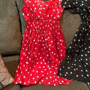 Red Polka Dot dresses